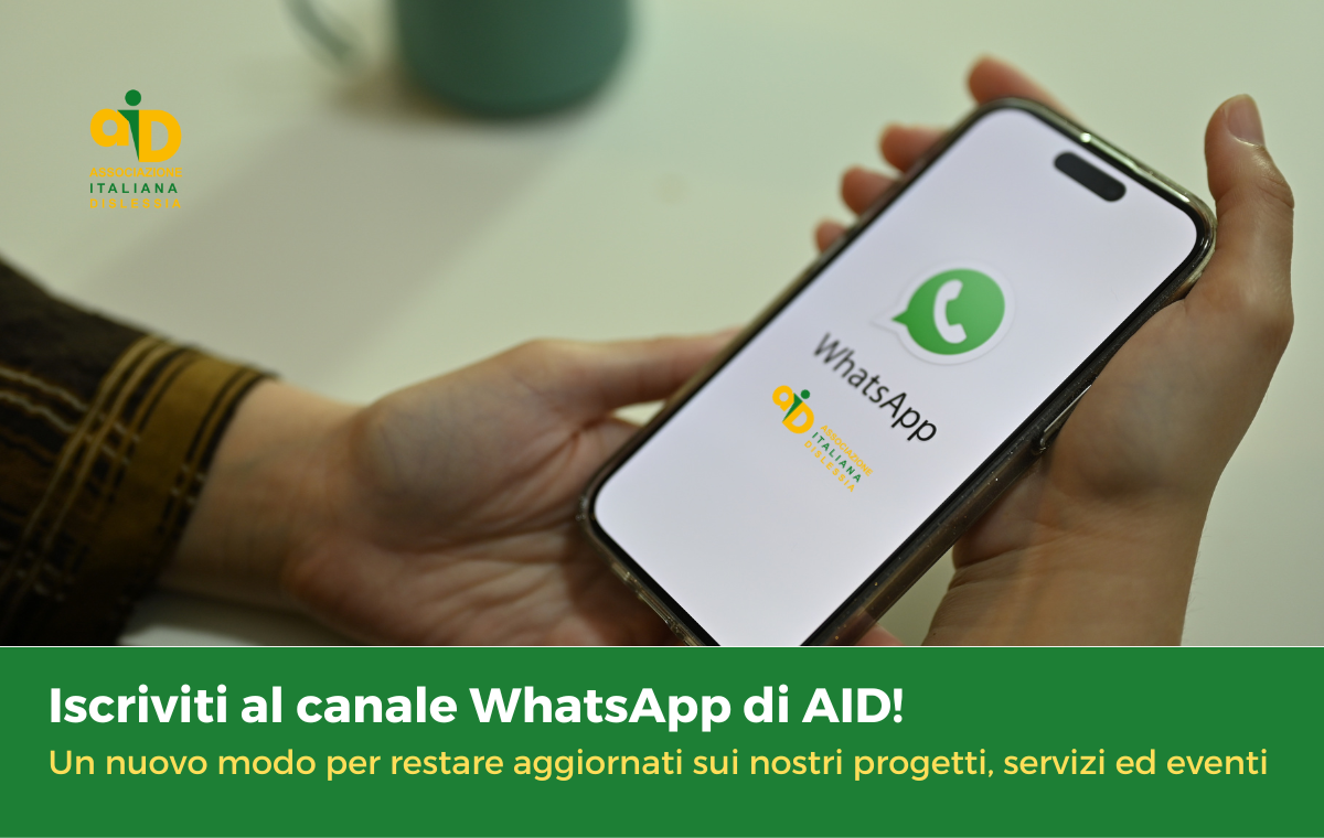 AID è su WhatsApp: iscriviti al canale ufficiale!