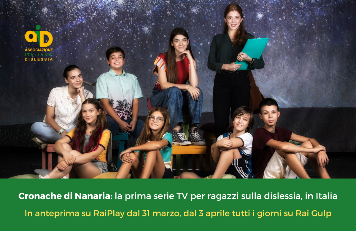 Cronache di Nanaria, la prima serie TV per ragazzi sulla dislessia, in Italia sarà disponibile in anteprima su RaiPlay dal 31 marzo e dal 3 aprile andrà in onda su Rai Gulp tutti i giorni alle ore 14.10 e 19.10