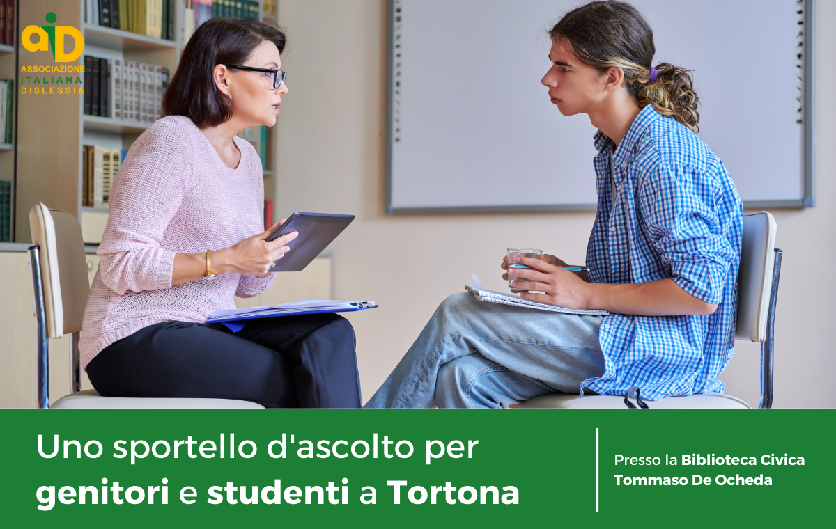 Uno sportello d'ascolto per genitori e studenti a Tortona