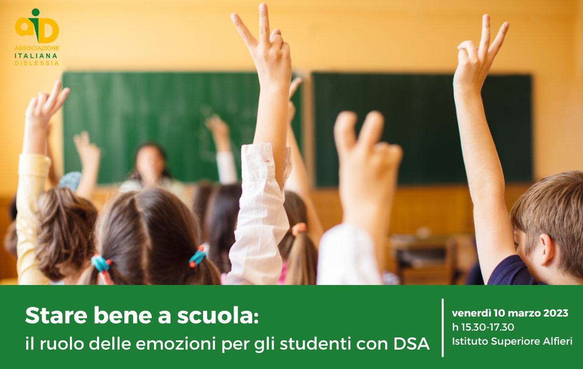 "Stare bene a scuola": il ruolo delle emozioni per gli studenti con DSA