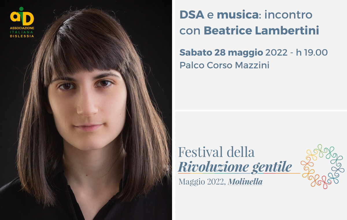 DSA e musica: incontro con Beatrice Lambertini