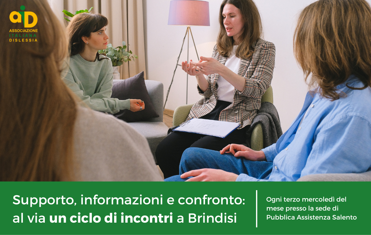Supporto, informazioni e confronto: al via un ciclo di incontri a Brindisi