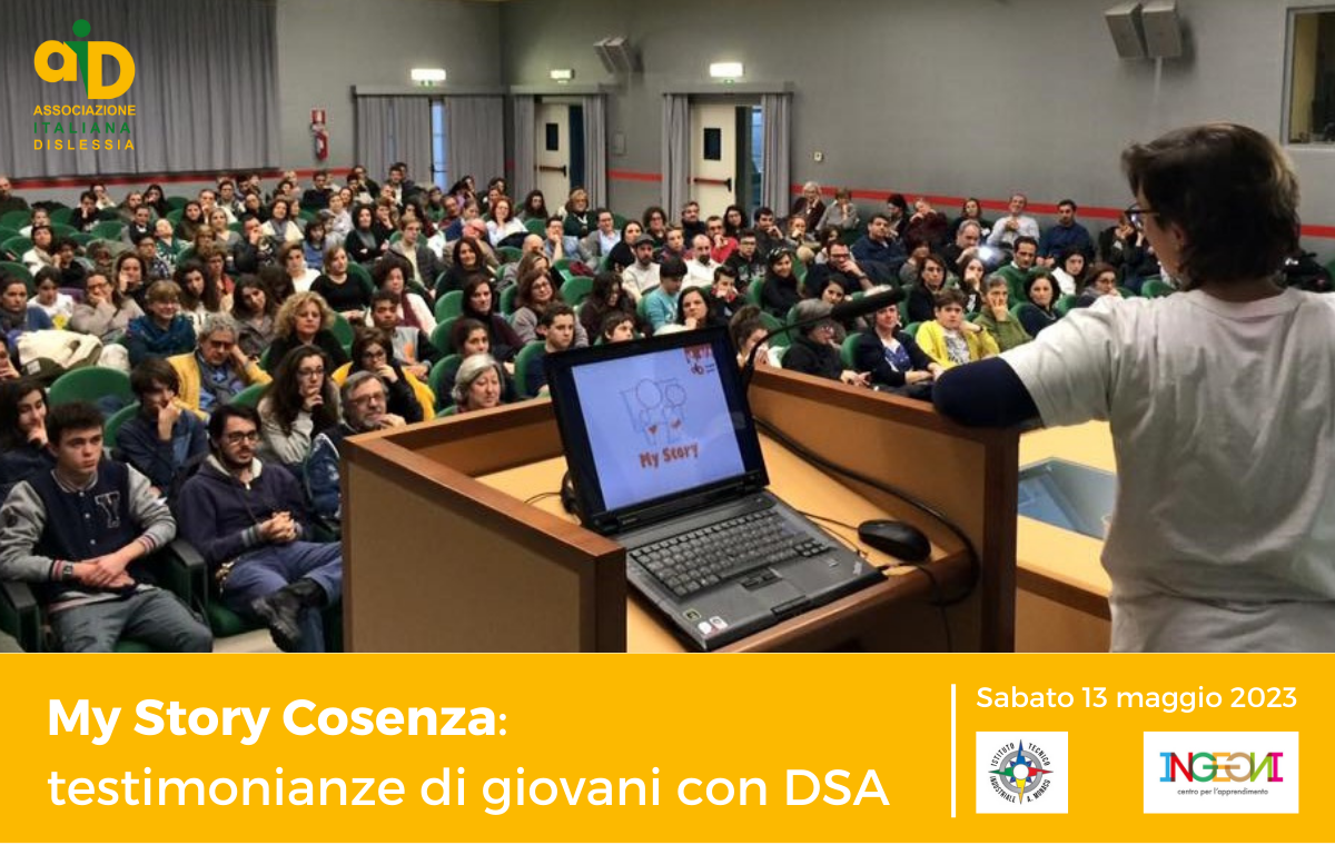 My Story Cosenza: testimonianze di giovani con DSA