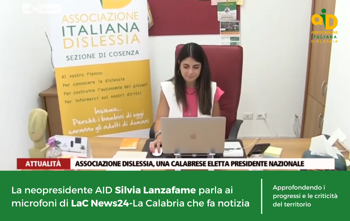 La neopresidente AID Silvia Lanzafame parla ai microfoni di LaC News24-La Calabria che fa notizia