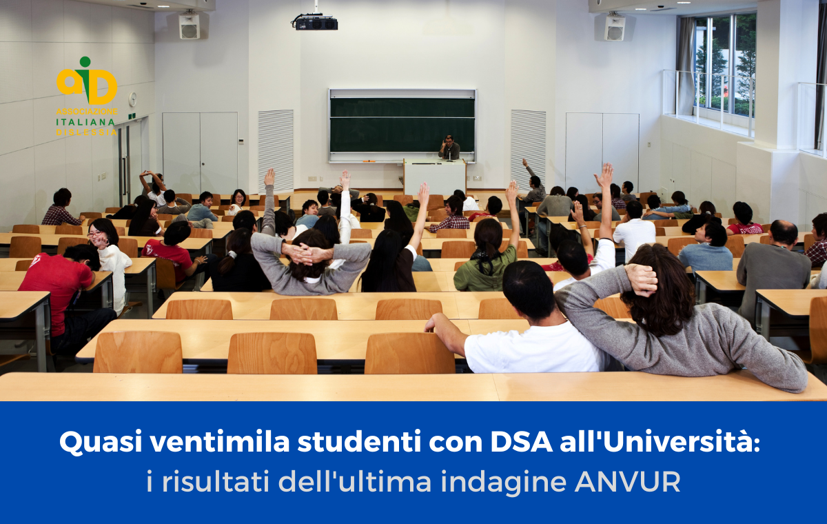 Quasi ventimila studenti con DSA all'Università: i risultati dell'ultima indagine ANVUR