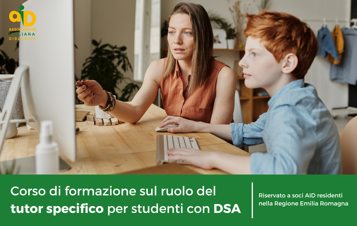 Corso di formazione sul ruolo del tutor specifico per studenti con DSA