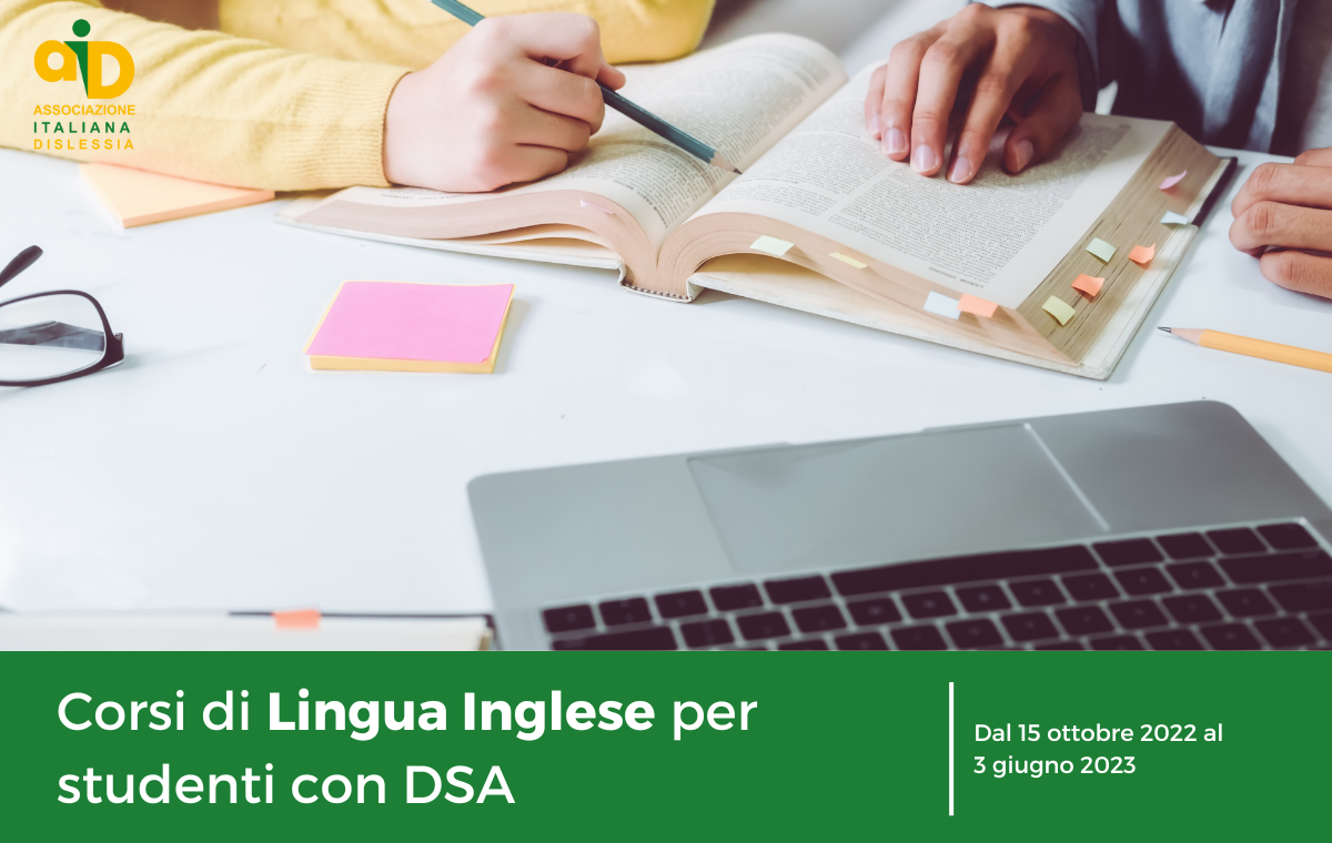 Corsi di Lingua Inglese per studenti con DSA